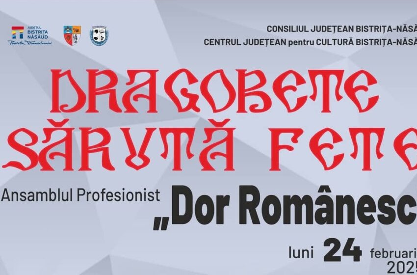  Spectacol folcloric extraordinar „DRAGOBETE sărută fete”, la Centrul cultural Dacia