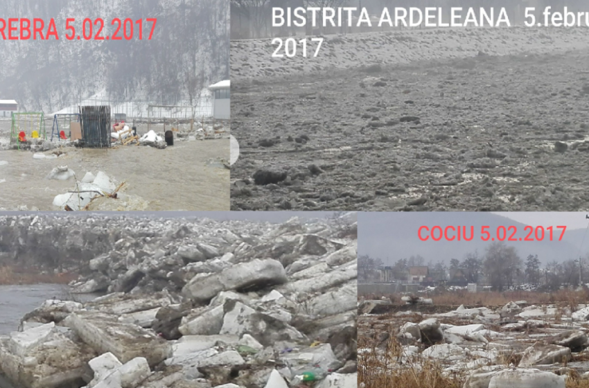  8 ani de la ultima iarnă din județul Bistrița-Năsăud: februarie 2017. Peisaje ”apocaliptice” la Cociu și Săsărm