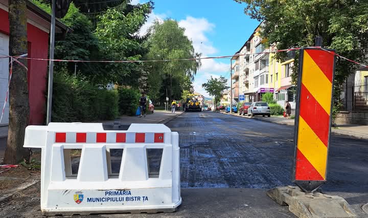 Primaria Bistrița a solicitat acordul de mediu pentru asfaltarea mai multor străzi din municipiu