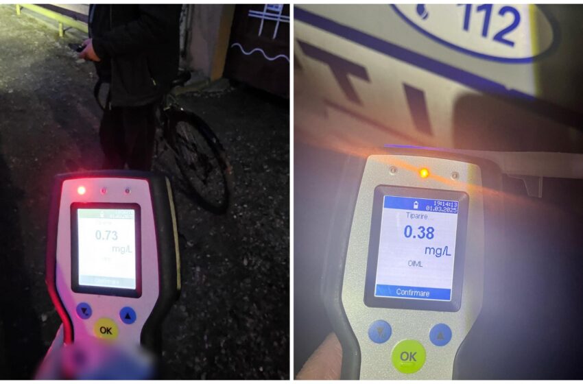  Bicicliști opriți în trafic de polițiștii bistrițeni
