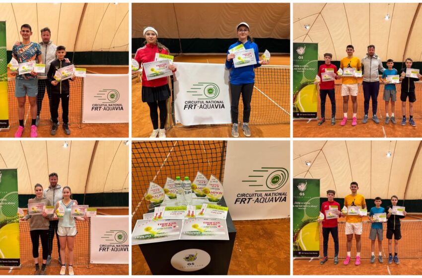  Ei sunt campionii Circuitului National FRT AQUAVIA România U16 – Trofeul BTM de la Bistrița. FOTO