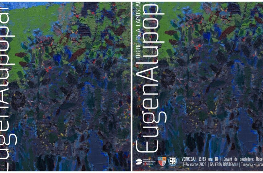  Pictorul bistrițean Eugen Alupopanu expune joi, 13 martie, pe simezele Galeriei Brăteanu din Timișoara
