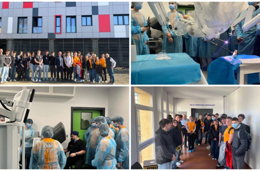  Echipa de robotică Bolts & Gears, alături de primarul Gabriel Lazany, la SCJU Bistrița! FOTO