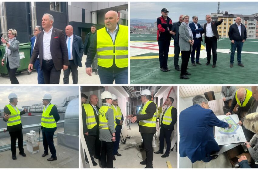 Emil Radu Moldovan împreună cu Ministrul Investițiilor Marcel Boloj, vizită de lucru la SCJU Bistrița. FOTO