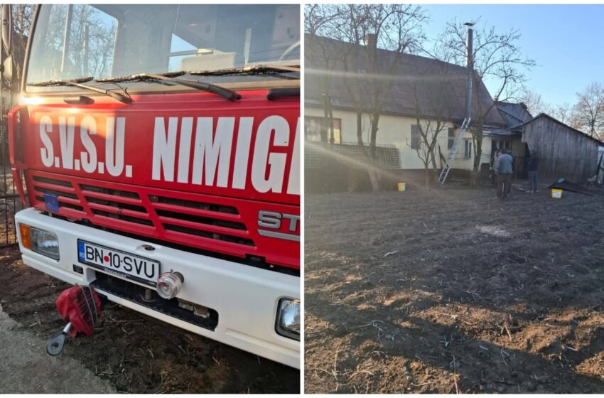  Incendiu în camera centralei termice de la o casă de locuit din Mocod