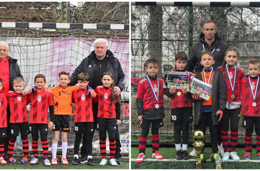  CS Galactic Junior Bistrița, vicecampioană la Cupa municipiului Reghin, la categoria 2017. FOTO