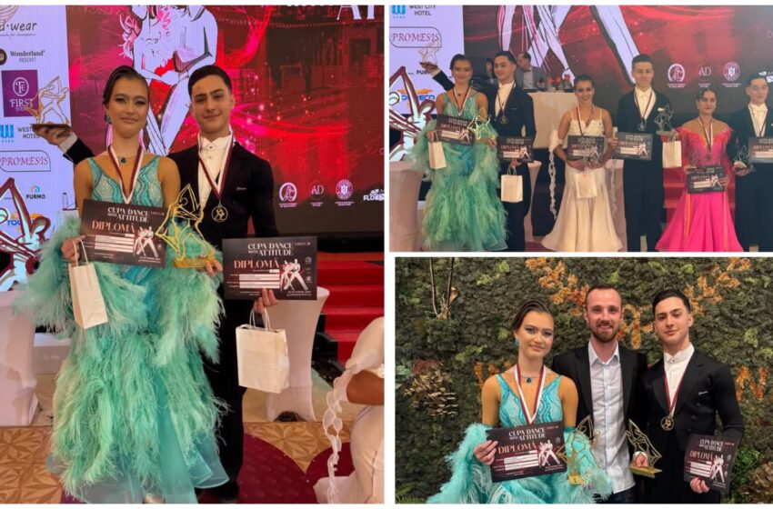  Rezultate meritorii pentru sportivii Clubului de Dans Floris Bistrița la „Cupa Dance With Attitude” de la Cluj-Napoca. FOTO