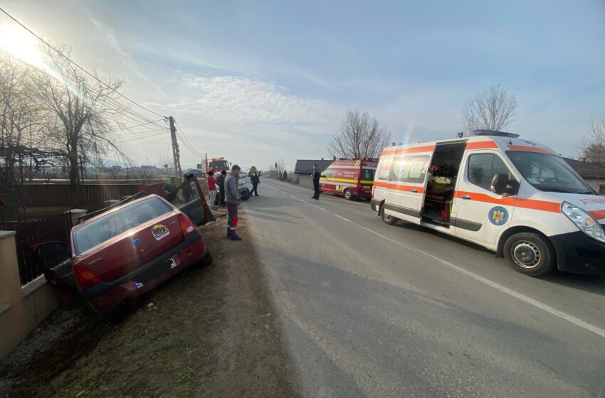  Accident rutier la Jelna. Un bărbat și o femeie au ajuns la spital