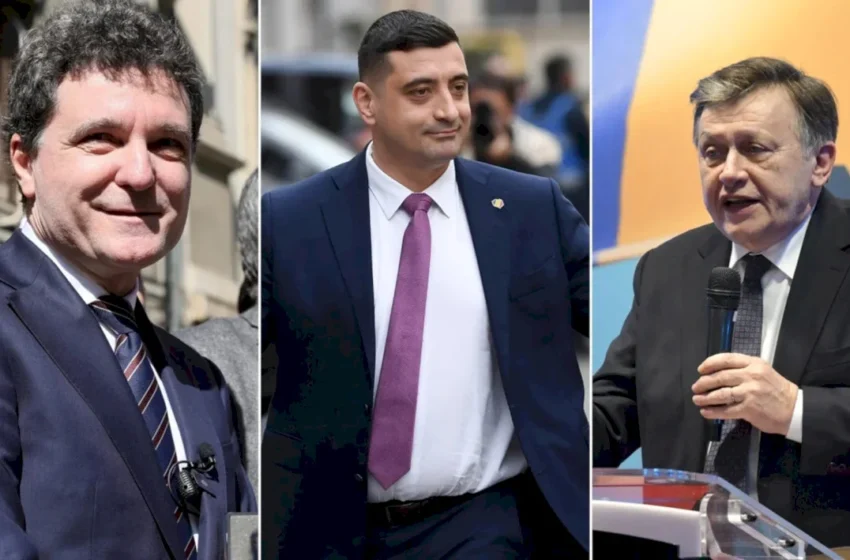  Sondaj CURS: George Simion, Crin Antonescu și Nicușor Dan, primii 3 clasați la alegerile prezidențiale