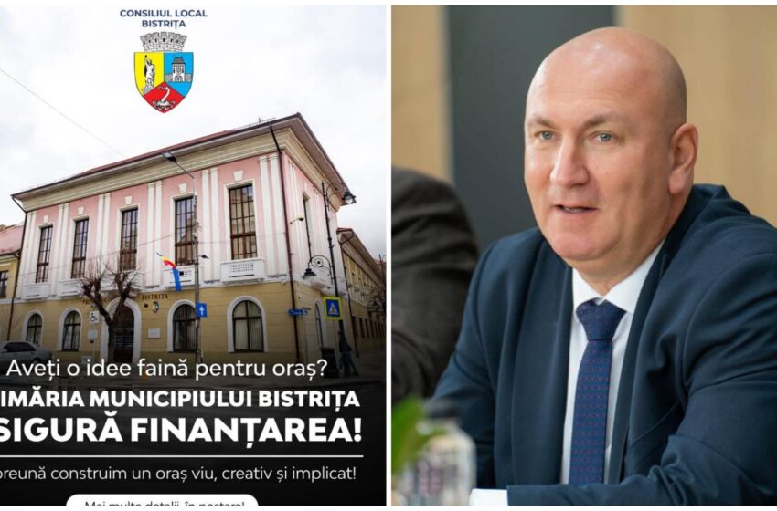  Gabriel Lazany: Aveți o idee faină pentru Bistrița? Primăria Municipiului Bistrița asigură finanțarea!