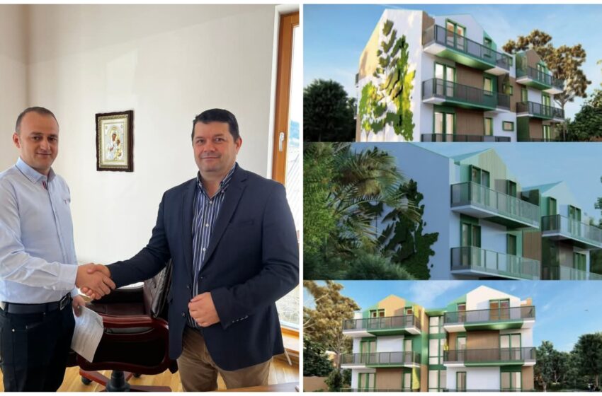  Undă verde pentru execuția lucrărilor de construire a locuințelor nZEB plus pentru tinerii din Sângeorz-Băi. FOTO