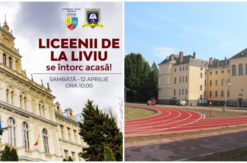  Sâmbătă, 12 aprilie, se inaugurează Corpul A al Colegiului Național „Liviu Rebreanu” Bistrița