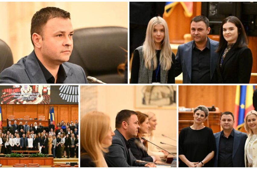 Daniel Suciu:  Am vrut, ca în fiecare an, să le fiu gazdă tinerilor ce fac internship la Cameră, pentru că ei reprezintă viitorul. FOTO