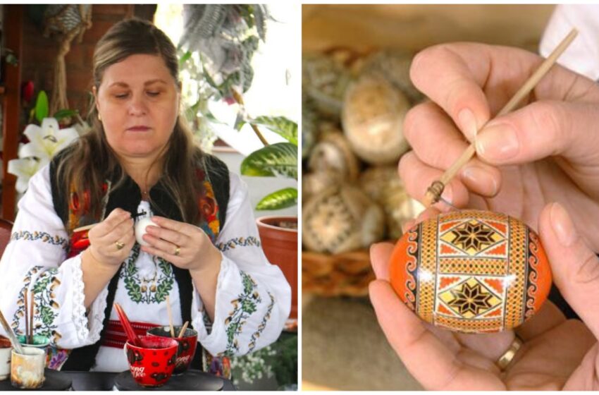  Atelier de tehnică a încondeierii ouălor de Paște, în Săptămâna Mare, la Muzeul Județean Bistrița-Năsăud