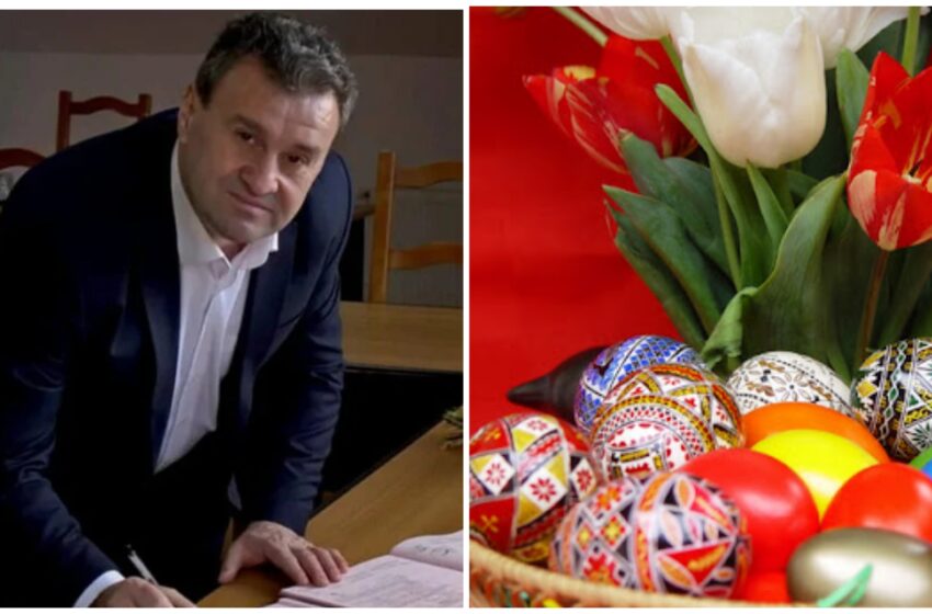  Vasile Laba, primar Bistrița-Bârgăului:  Vă doresc tuturor un Paște binecuvântat alături de cei dragi!