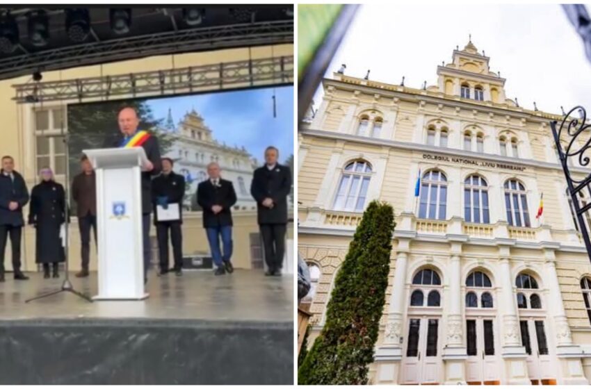  Gabriel Lazany: Astăzi, Colegiul Național „Liviu Rebreanu” renaște, după o transformare complexă