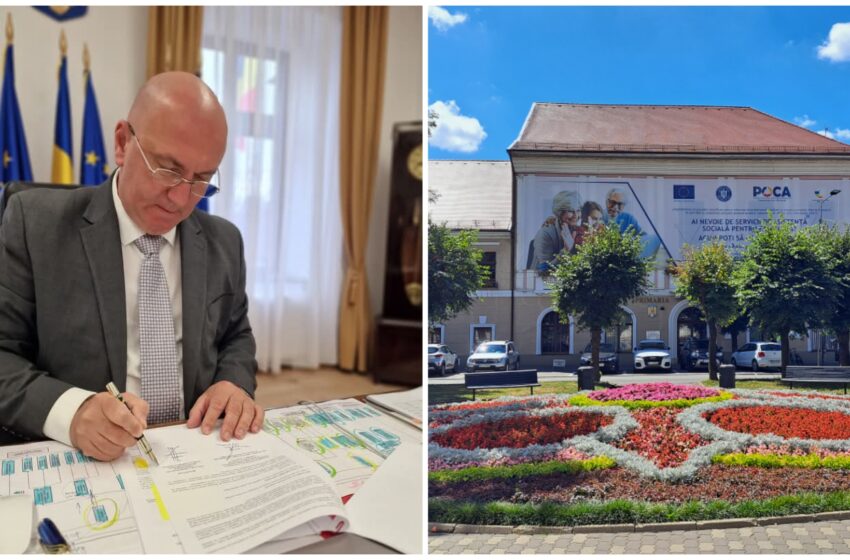  S-a semnat contractul de finanțare pentru proiectul „Extindere rețea publică de apă și apă uzată menajeră în municipiul Bistrița”
