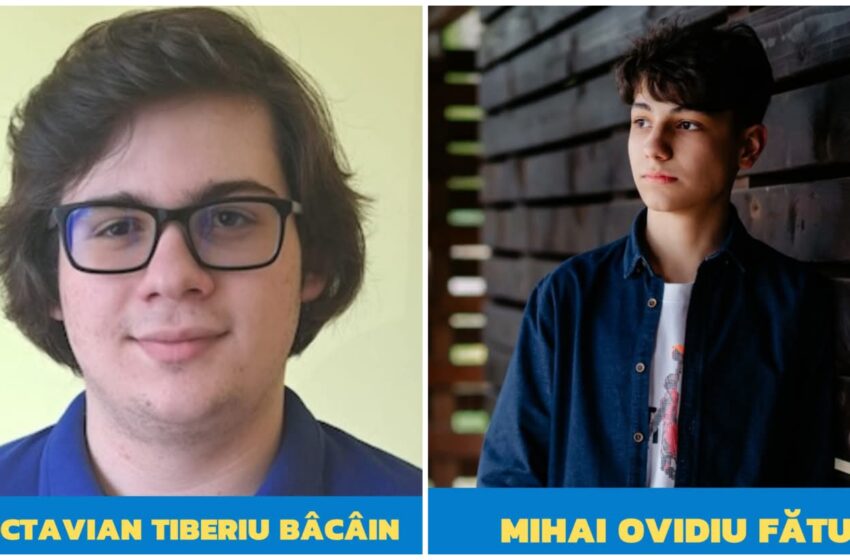  Octavian Bâcâin și Mihai Fătu de la „Liviu Rebreanu”, medalii la Olimpiada Națională de Informatică. FOTO