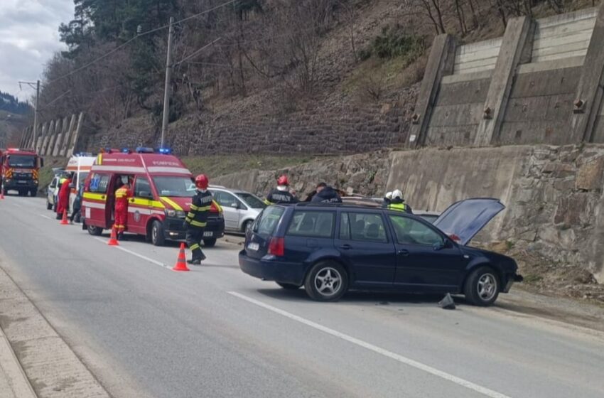  Accident rutier cu 4 victime la Măgura Ilvei. Un bărbat de 71 de ani a ajuns la spital