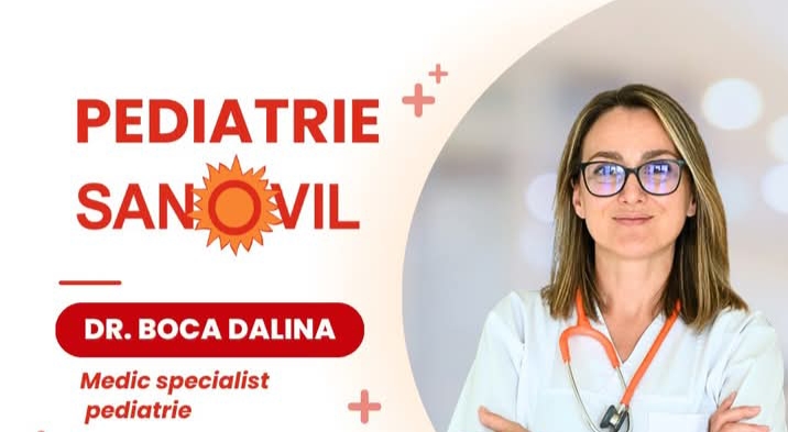  Dr. Boca Dalina, medic specialist pediatrie, la Policlinica Nouă Sanovil