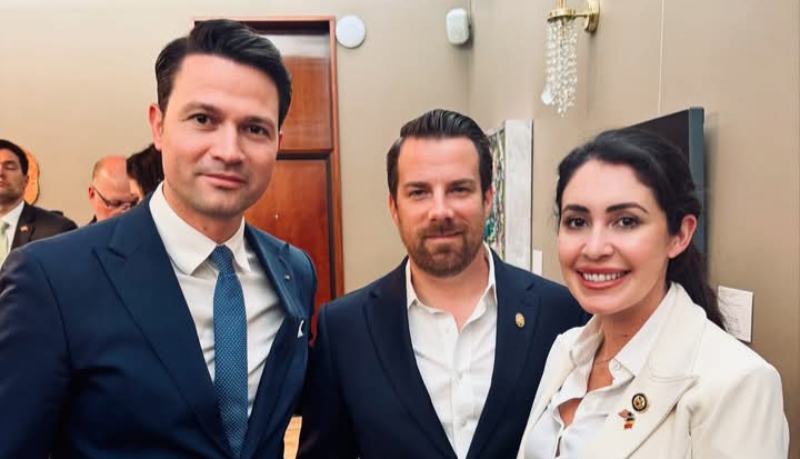  Deputatul Robert Sighiartău, întâlnire cu Congresswoman Anna Paulina Luna și soțul ei, Andrew