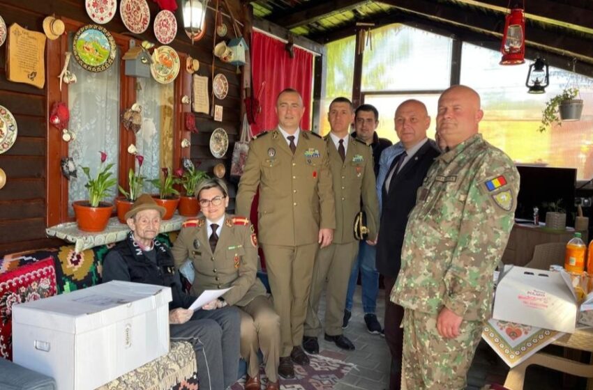  Onor Veteranilor de Război. Alexandru Găncean, din Uriu, la 105 de ani
