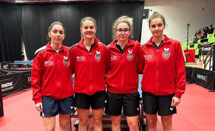  Locul 3 în SuperLiga feminină de tenis de masă pentru echipa Gloriei Bistrița