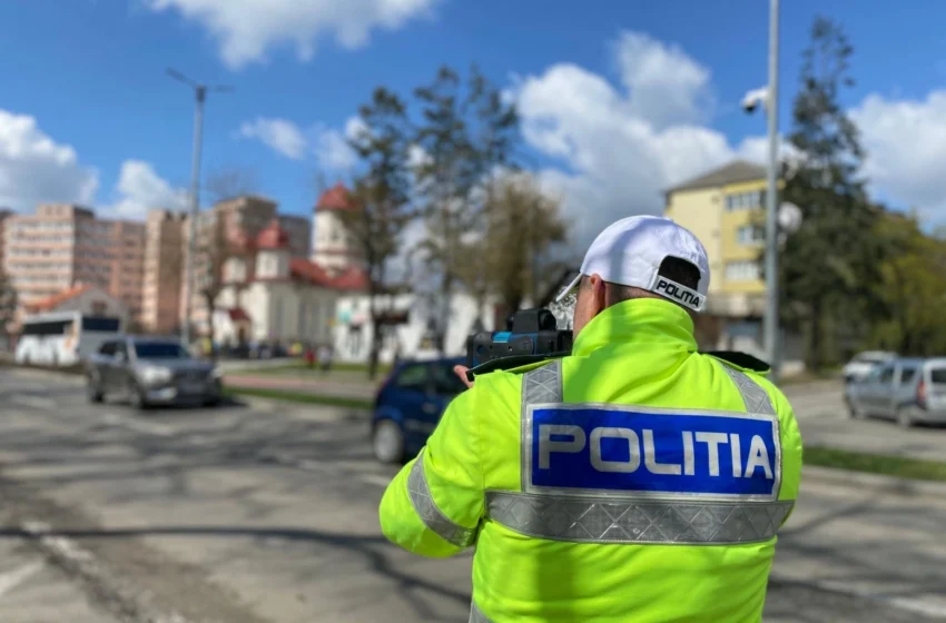  Acțiunea Soeed Marathon: Zeci de șoferi bistrițeni au fost amendați pentru viteză