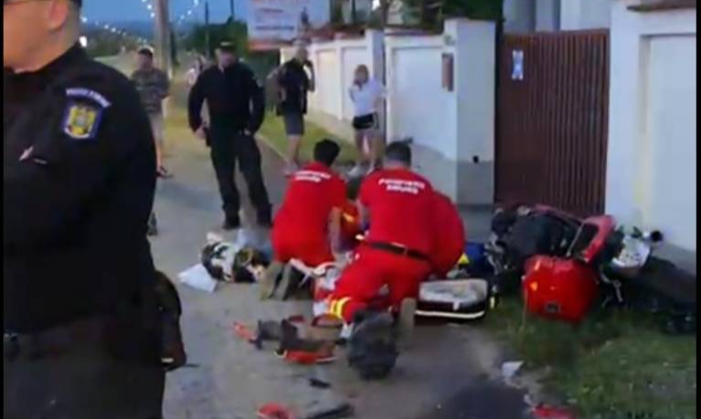  TRAGEDIE! Un motociclist și-a pierdut viața aseară în urma unui accident pe Calea Moldovei