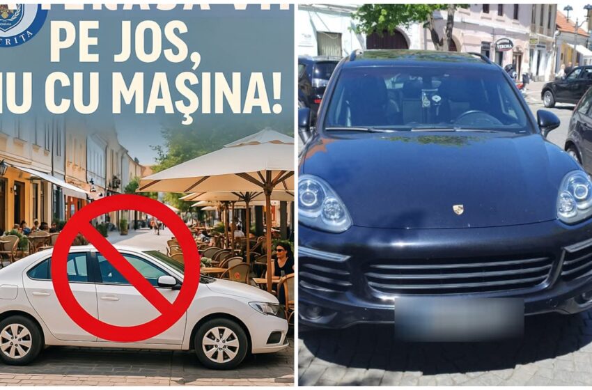  Poliția Locală: 𝗙ă𝗿ă 𝗺𝗮ș𝗶𝗻𝗶 𝗽𝗲 𝗣𝗶𝗲𝘁𝗼𝗻𝗮𝗹! 𝗕𝗶𝘀𝘁𝗿𝗶ț𝗮 𝗲 𝗺𝗮𝗶 𝗳𝗿𝘂𝗺𝗼𝗮𝘀ă 𝗽𝗲 𝗷𝗼𝘀. FOTO