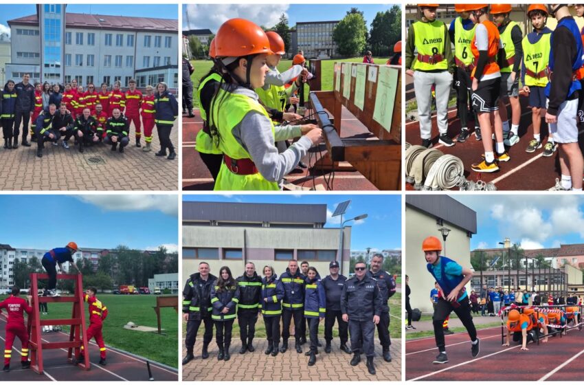  Etapa județeană a concursului tehnico-aplicativ „Prietenii pompierilor” pe baza sportiavă a CNLR. FOTO