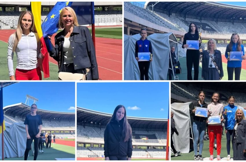  Rezulate meritorii pentru atleții CSM Bistrița la Concursul Memorial de la Cluj-Napoca. FOTO