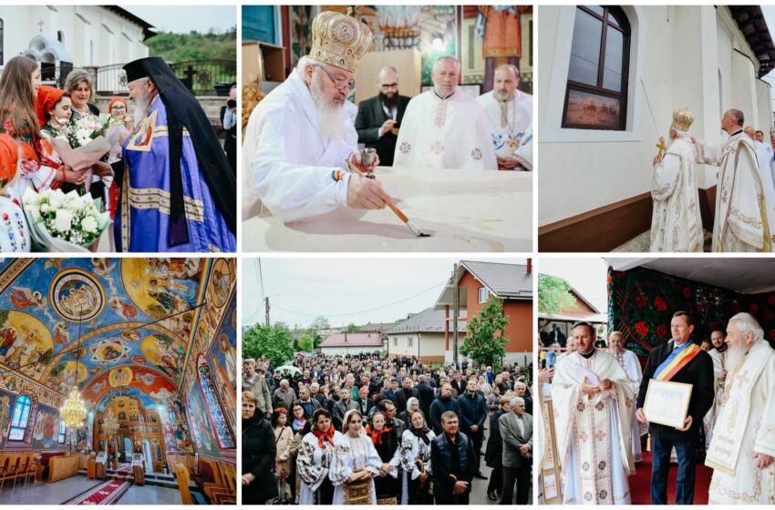  Resfințirea Bisericii „Sfinții Arhangheli Mihail și Gavriil” din Beudiu în prezența ÎPS Părinte Andrei. FOTO