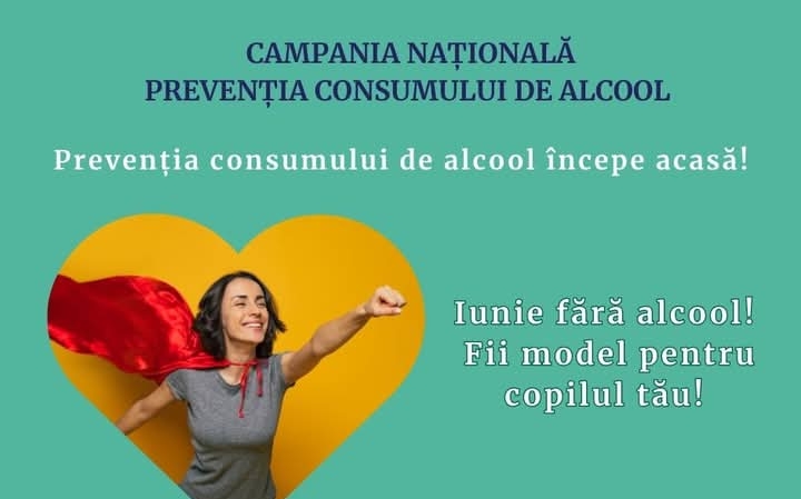  SCJU Bistrița: Campanie națională pentru prevenirea consumului de alcool. FOTO