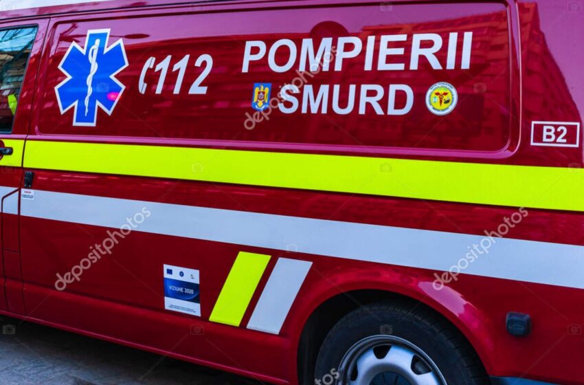  Accident pe Gersa, la Rebrișoara. O mașină a intrat într-un capăt de pod