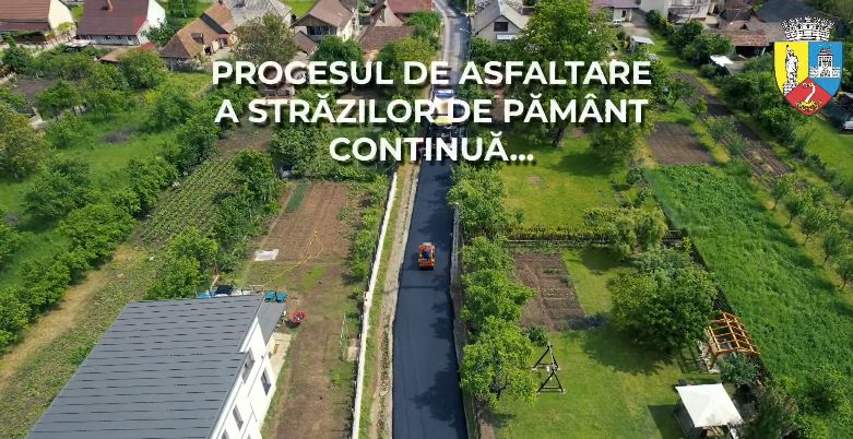  Strada Vinului deschide lista străzilor asfaltate de Primăria Bistrița după preluarea LDP