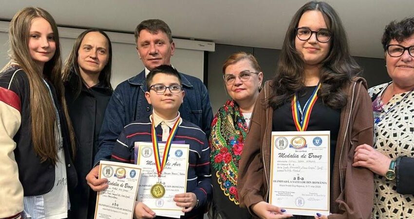 Mihai Sasu de la Rodna, premiul III și Medalie de aur! Bronz pentru Alin Mihăilă (Leșu) și Dana Cotul (Șanț) la Olimpiada Satelor din România