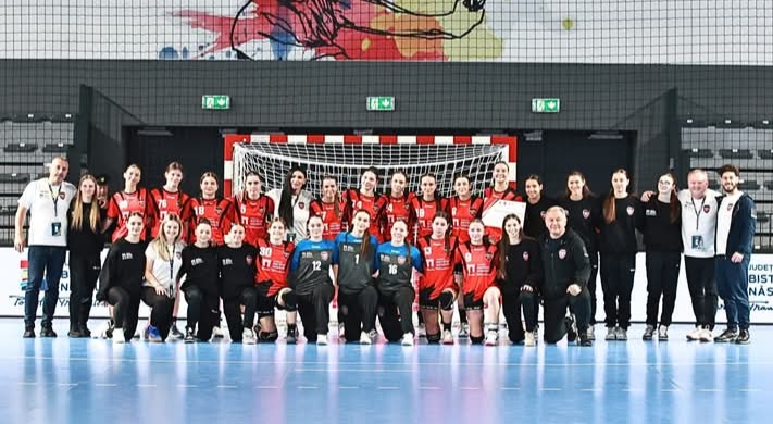  Handbal: A 3-a victorie pentru Junioarele 2 ale Gloriei care se califică la Turneul Final Valoare