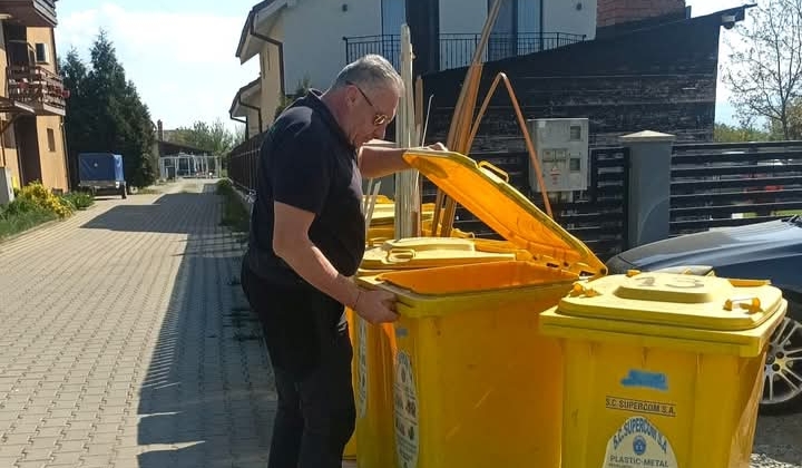  Pubela Galbenă se colectează miercuri, 21 mai 2025, doar un municipiul Bistrița. FOTO