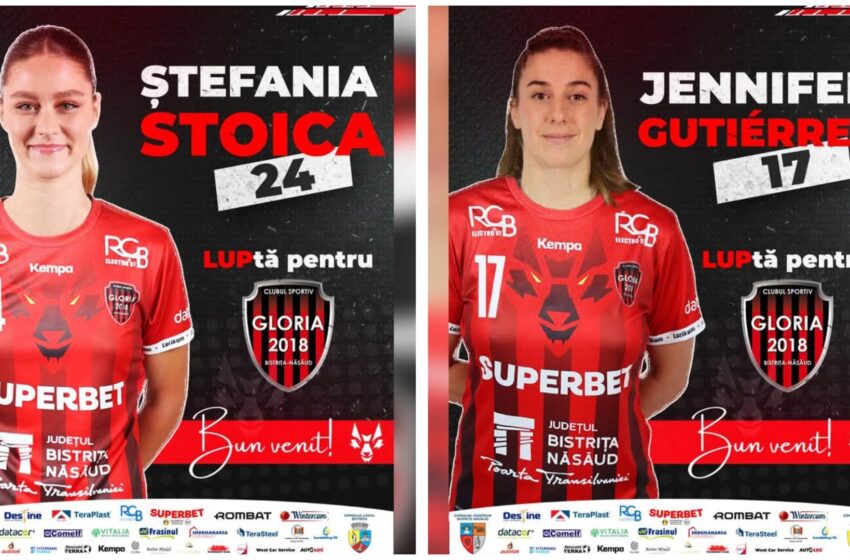  Ștefania Stoica și Jennifer Gutierez, noile achiziții ale Gloriei pentru sezonul viitor