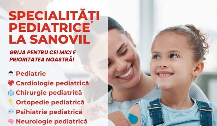  Grija pentru cei mici, prioritatea Clinicii Sanovil Bistrița