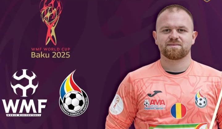  Bistrițeanul Lucian Trif, debutează astăzi la Mondialul de Minifotbal