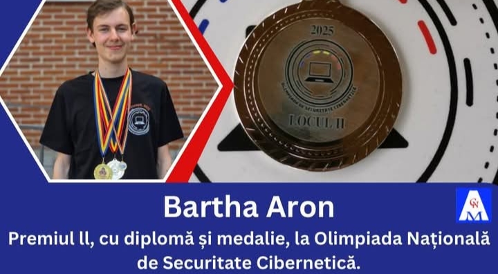  Aron Bartha de la CNAM, premiul 2 la Olimpiada de Securitate Cibernetică