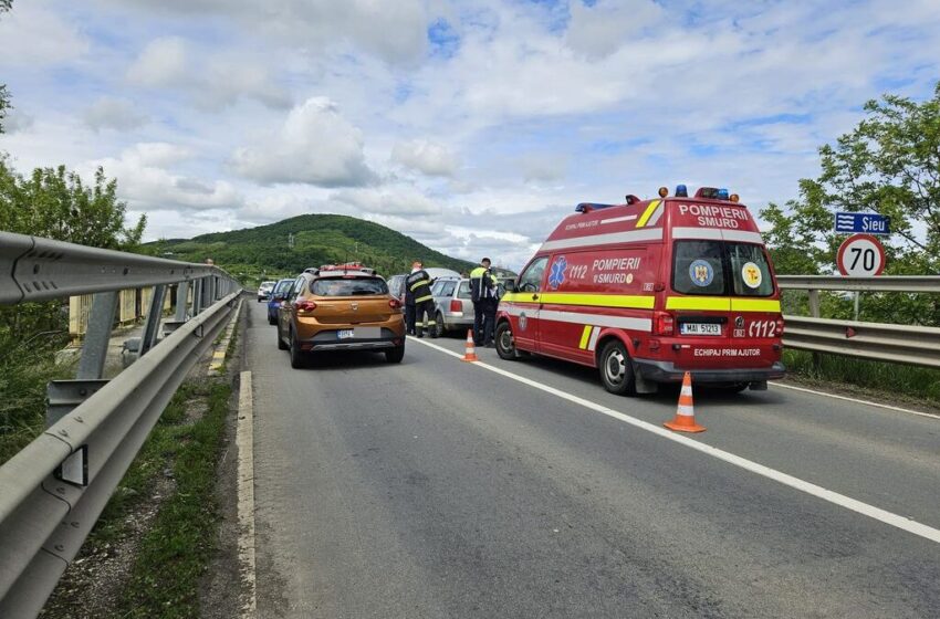  Accident rutier cu 3 mașini implicate la Sărățel