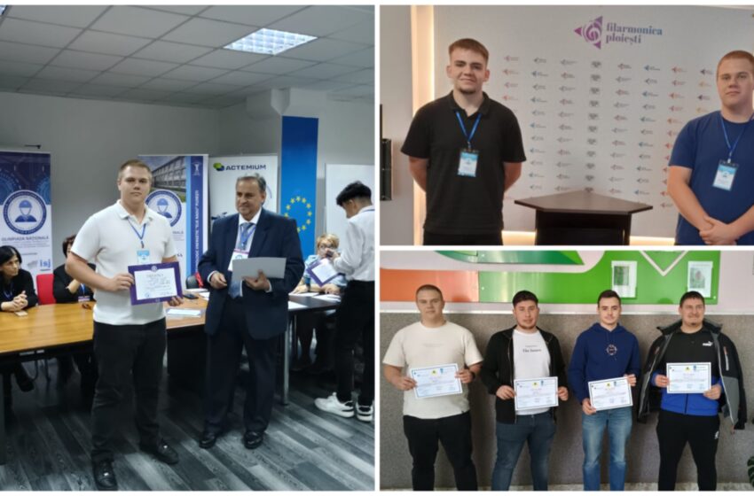  Bistrița, pe podium la Olimpiada Națională de Tehnologii. FOTO