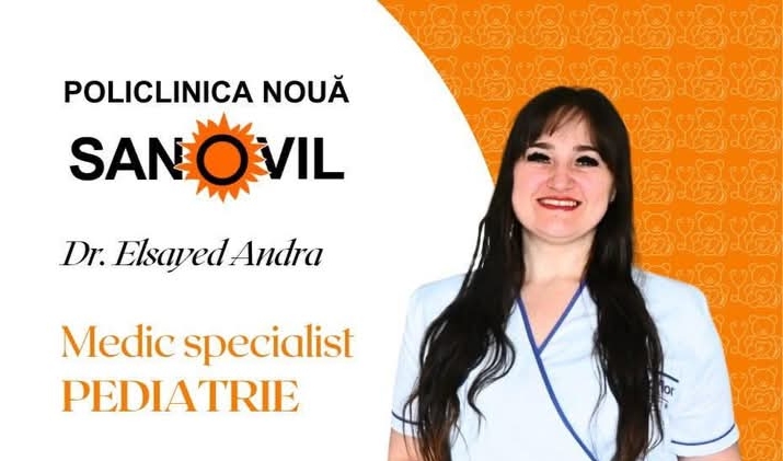  Dr.Elsayed Andra, medic specialist PEDIATRIE, la Policlinica Nouă Sanovil Bistrița