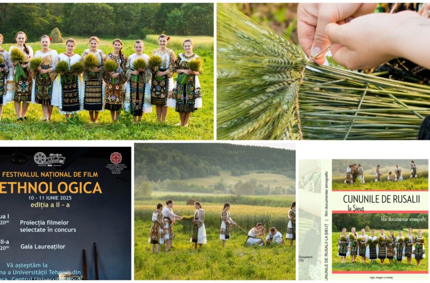  Filmul etnografic „Cununile de Rusalii de la Șieuț”, nominalizat la Gala Festivalului Național de Film Etnografic „Ethnologica Film Fest”. FOTO