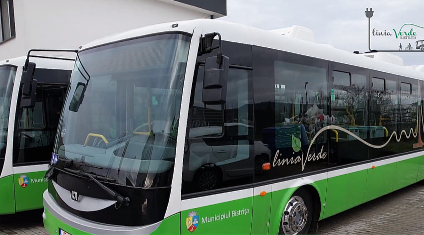  Proiectul european Linia Verde la Bistrița va fi funcțional în curând. Autobuze electrice circulă din 1 iulie