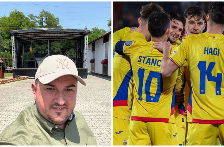  Primarul Paul Știr invită cetătenii din Căianu Mic sa vizioneze meciul Austria-România pe un ecran gigant