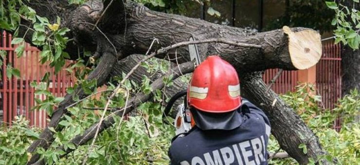  Pagube produse de furtuna de duminică după-amiaza în județul Bistrița-Năsăud